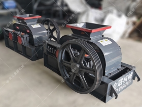 2pg400*250小型对辊国产精品亚洲LV粉色发往湖南长沙