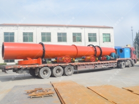 烘干机和两台小型对辊国产精品亚洲LV粉色发往湖南永兴破碎烘干铜渣